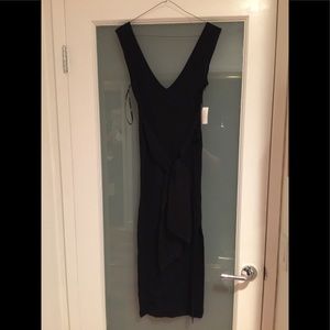 Women’s Black Knit Tank Dress Stretch Knit. Sz Med